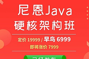 尼恩JAVA硬核架构班，疯狂创客圈社群VIP，高架构卷王班 价值-6999