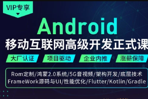 移动互联网高级开发正式课2期|价值6980元|完结无秘